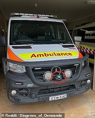 Many Australian emergency vehicles have small green lights on the front and rear. Many don't know the lights' true function