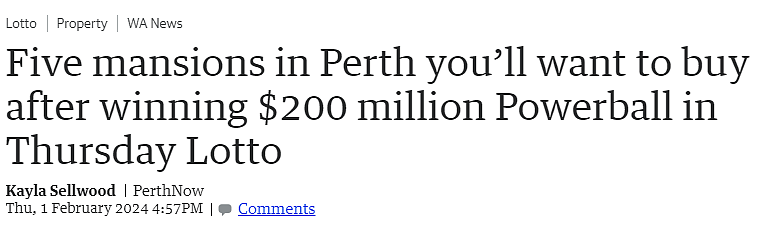 如果中了2亿澳元大奖，珀斯这5栋豪宅，你一定要拿下（组图） - 1