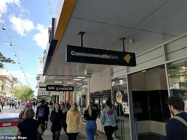 Customer demand at the Rundle Street Mall branch (pictured) had fallen by 47 per cent during the past five years, with this branch located near other existing branches, including King William and Gouger streets in Adelaide's city centre