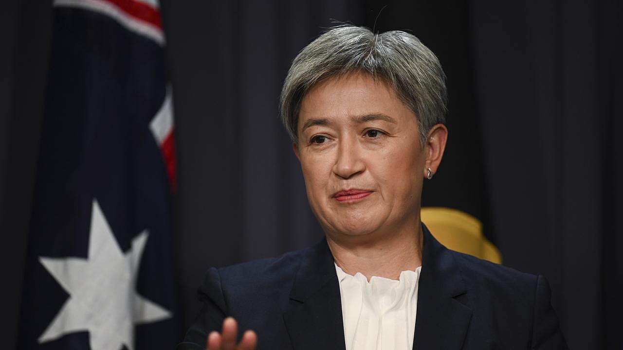 Foreign Minister Penny Wong said Australia was “appalled” at the sentence. Picture: NCA NewsWire / Martin Ollman