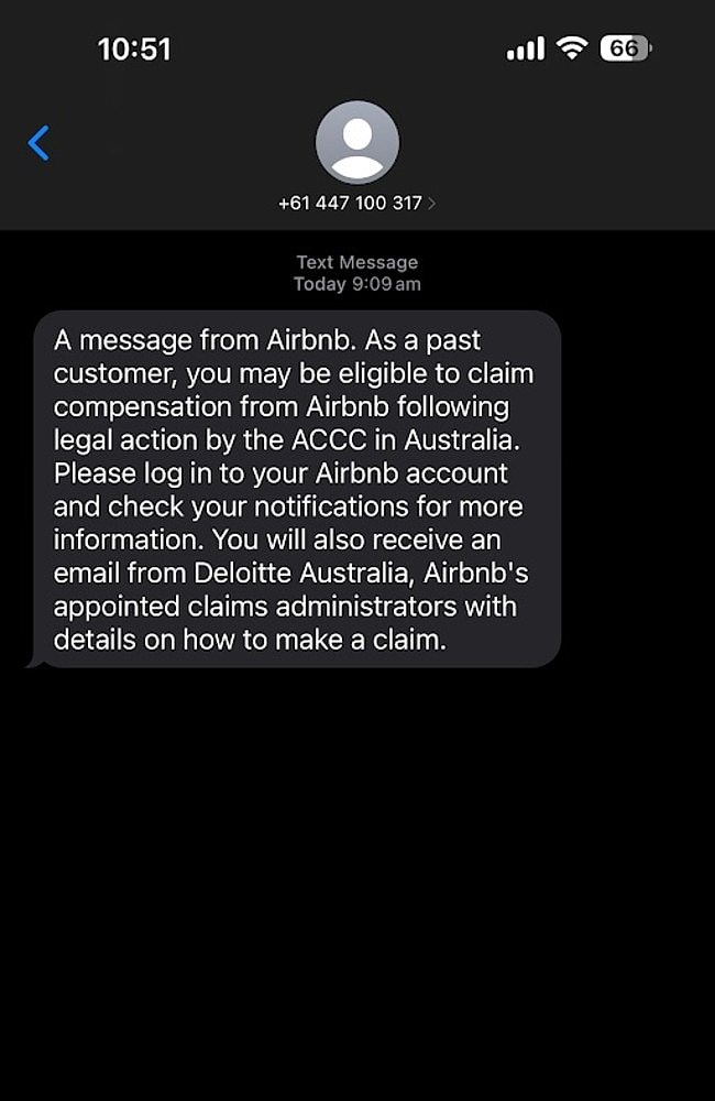 Tens of thousands of Australian Airbnb customers have received text messages to get a refund for bookings where they were charged in US dollars instead of Australian dollars.