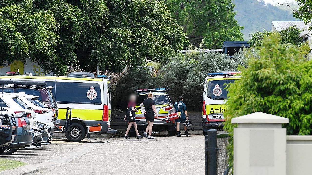 Police and Paramedics responded to an incident at William Ross High School on February 7th 2024. Picture: Shae Beplate.