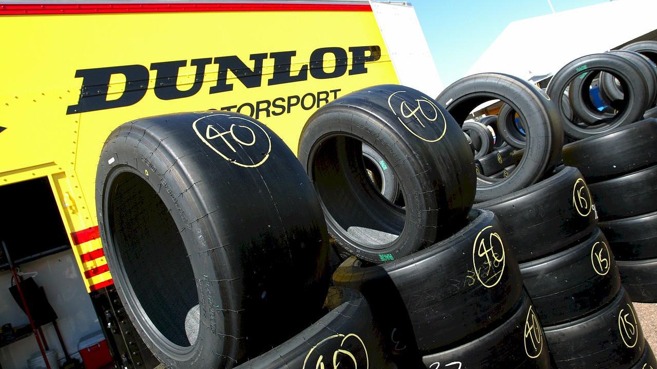 The Dunlop tyre brand is up for sale.
