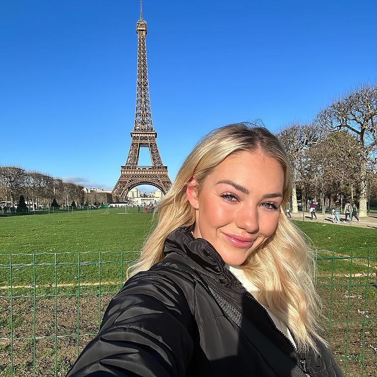 A Newcastle woman who revealed she slept with 22 men while in Paris has reacted after being ‘slut-shamed’. Picture: Instagram/tailamaddison