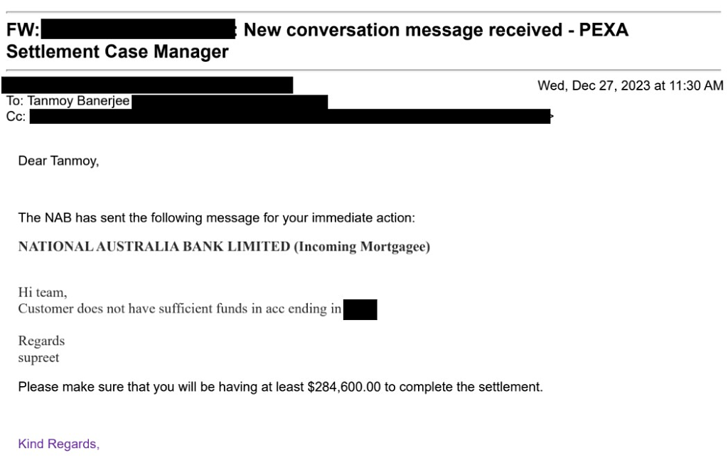 房产过户师邮件被黑，悉尼亚裔夫妇损失$28.4万！一分钱没追回，还欠一屁股债（组图） - 5
