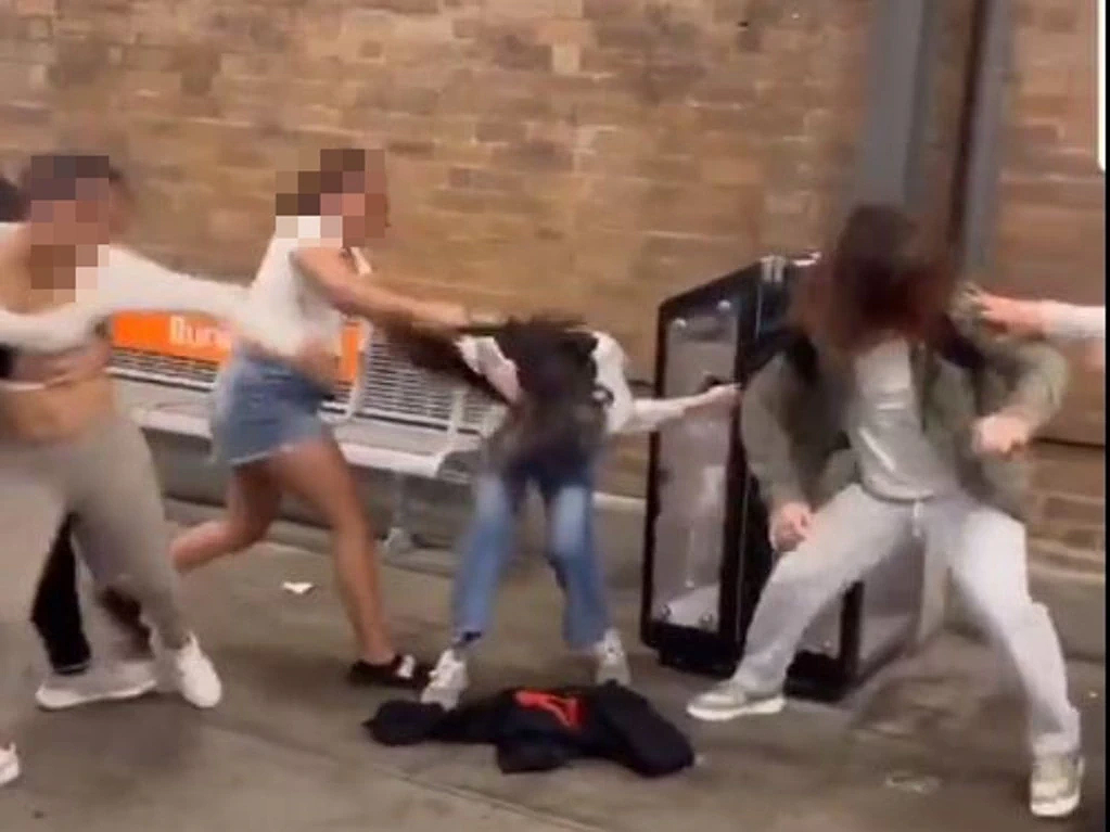 澳华人区火车站发生袭击事件！3女1男遭围殴，4名少女当场被捕（视频/组图） - 1