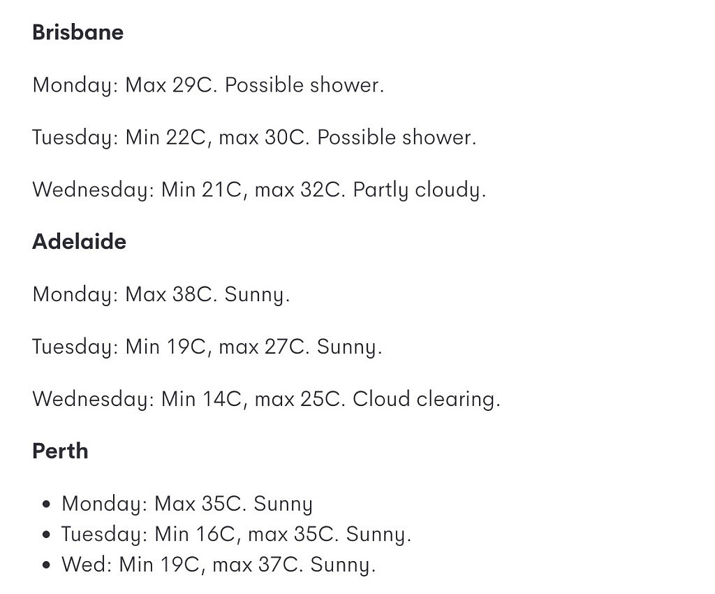 数百万澳人迎来高温天！多地发布热浪警告，周三降温（组图） - 3