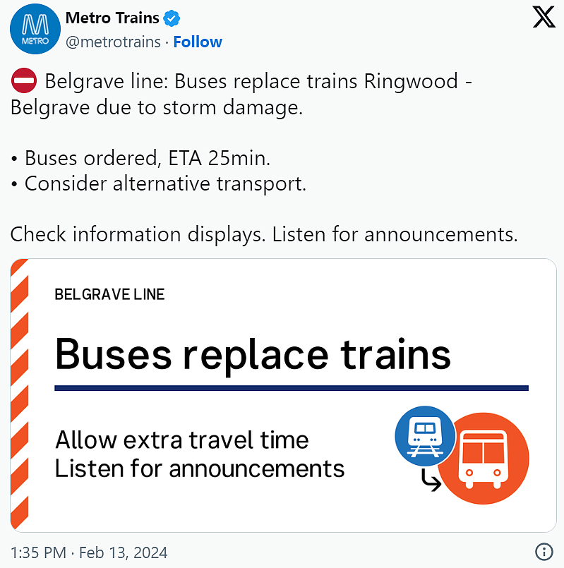 维州迎极端天气！墨尔本城铁大规模延误，超40万户家庭断电（视频/组图） - 9