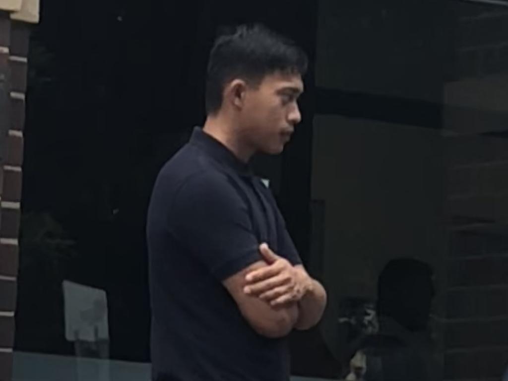 Un licensed tradesman Edilberto Jr Dequina Billoso, 26, of Castle Hill, outside Manly Local Court on Wednesday, where he pleaded guilty to six counts of dishonestly obtain financial advantage by deception and being an unlicensed contractor.