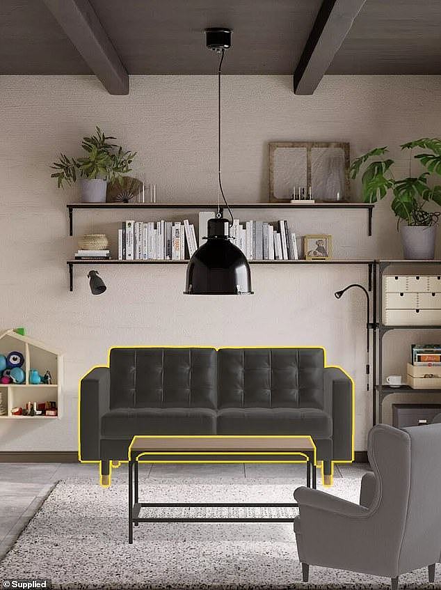 Simply download the IKEA app or use the website then scroll down to the 'Kreativ' section to get started. Customers can scan existing rooms in their home to decorate or use one of the 50 showroom options available