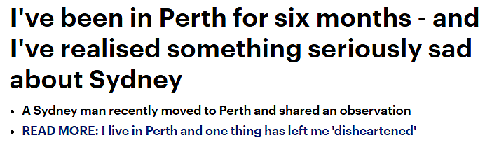 “悉尼十年，不敌珀斯六个月！”男子移居西澳就彻底爱上，网友：澳洲第一，毫无疑问（图） - 1