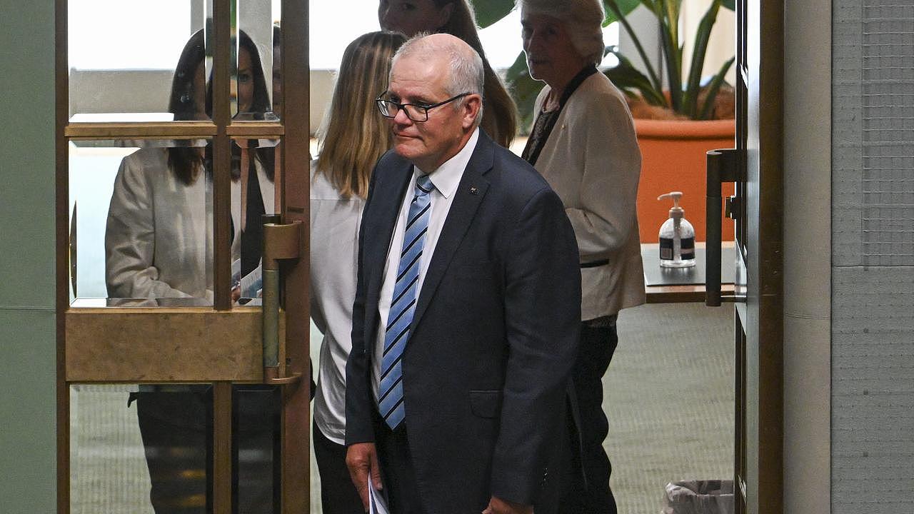 Scott Morrison said farewell to parliament this week. Picture: NCA NewsWire / Martin Ollman