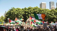 悉尼连续第21周爆发亲巴游行示威！数千人涌上街头