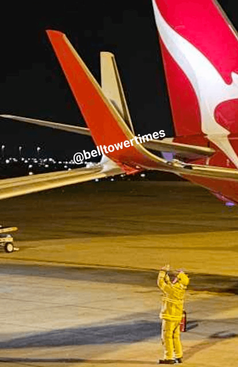 “感到一阵颠簸！”珀斯机场发生飞机碰撞事故，两客机机翼相撞（组图） - 3