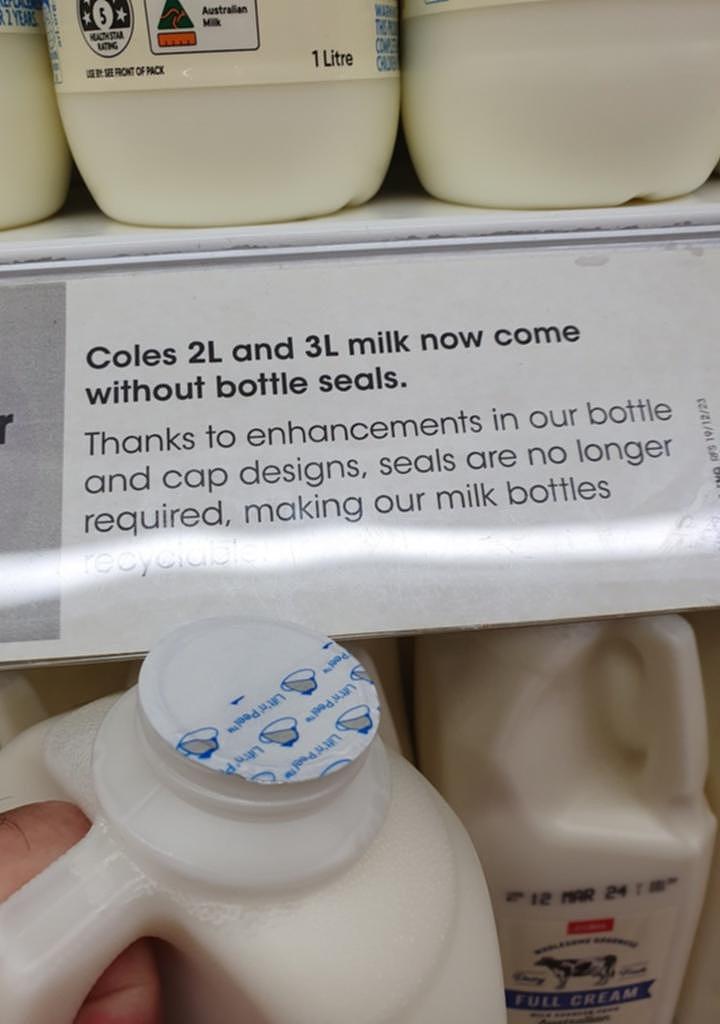 澳洲Coles宣布牛奶瓶重大变化，这一个东西没了！将逐步落实至各家超市（组图） - 3