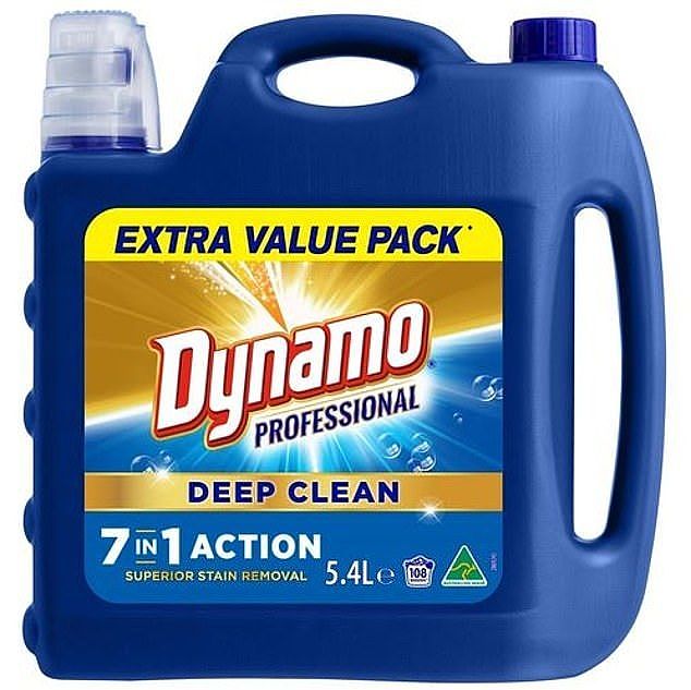 Dynamo 5.4L Professional 7 in 1 Liquid Laundry Detergent is just $27.67 at Bunnings while it will set you back $47 at Woolworths