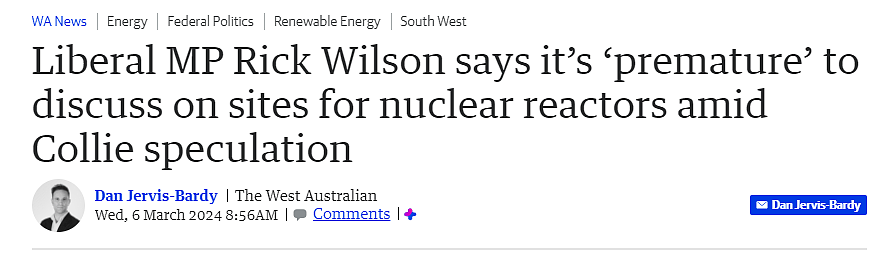 西澳要建核发电站，选址可能在这个地方......（图） - 1
