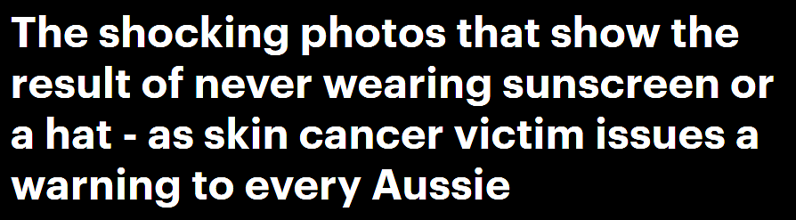澳男常年户外工作不防晒，近200处皮肤癌变！化疗致听力视力下降，头部伤口瘆人（视频/组图） - 1
