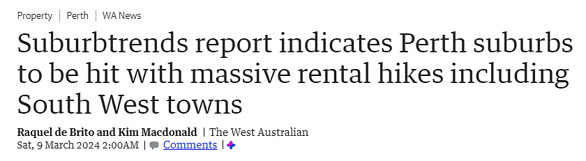 再涨30%！珀斯房租大幅上涨，西澳成涨幅最大州，租客日子今年更难过了 - 1