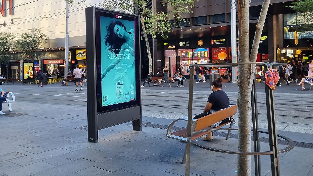 A digital billboard that is not being removed. Picture: Elise Kaine