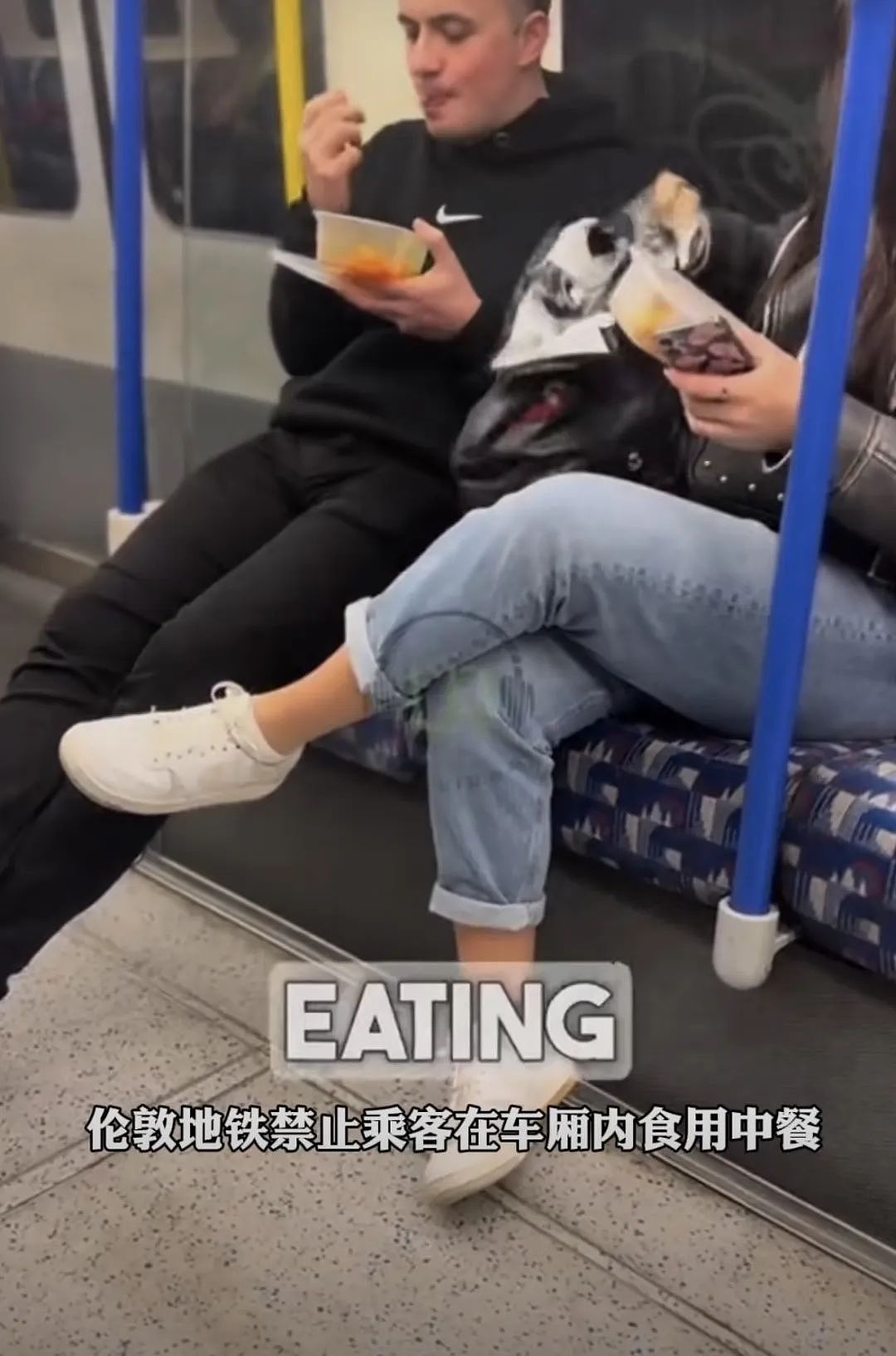 伦敦“地铁判官”火了！车厢禁止秀恩爱、吃中餐？给别人带来欢笑的他却无处为家（组视频/图） - 12