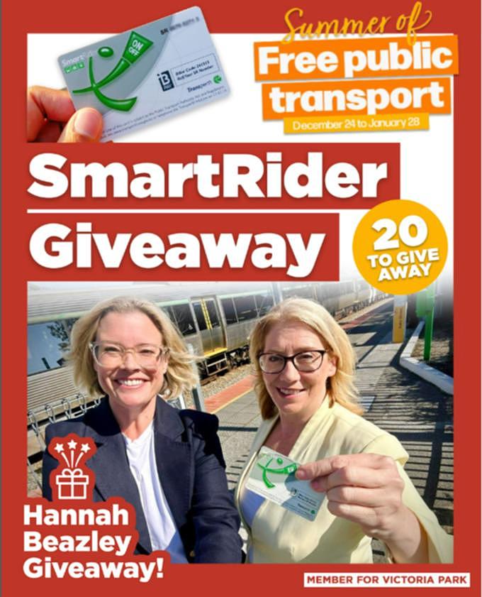 The fines came as taxpayers footed a $40,000 bill for MPs to dish out thousands of SmartRiders to voters confused about the free train and bus travel over the summer.
