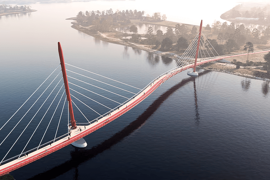 珀斯天鹅河大桥酷炫细节曝光，艺术效果拉满，将成为西澳新地标，预计年底竣工（组图） - 5