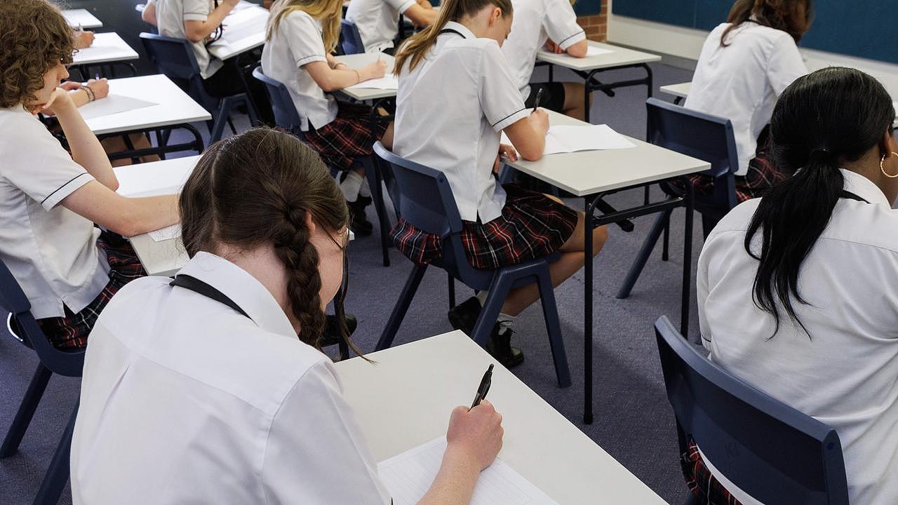 (File image) Plans to make maths compulsory for NSW Year 12 students have been scrapped. Picture: David Swift