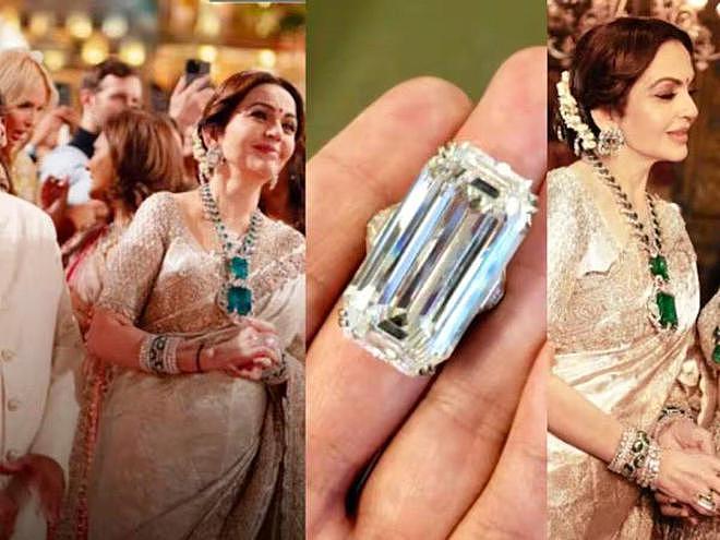 印度首富家的“珠宝箱”，儿子的一颗纽扣22万，太太的钻戒4600万（组图） - 4