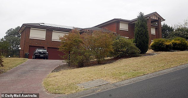 The sprawling suburban home where an elderly couple was found dead on Tuesday - two days after they are believed to have died