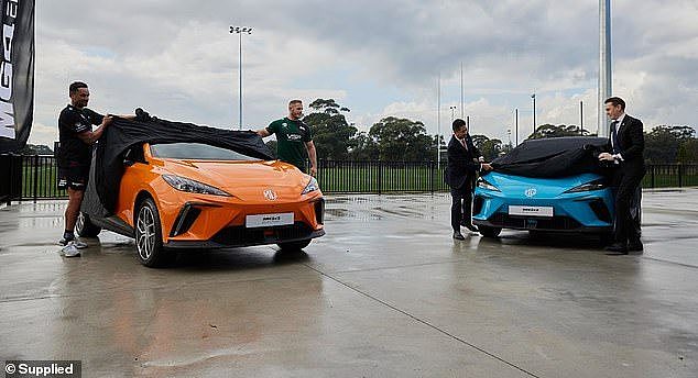 Australia's cheapest EVs are the Chinese-made BYD Dolphin and MG4 Electric (pictured), both with a starting price of $38,990