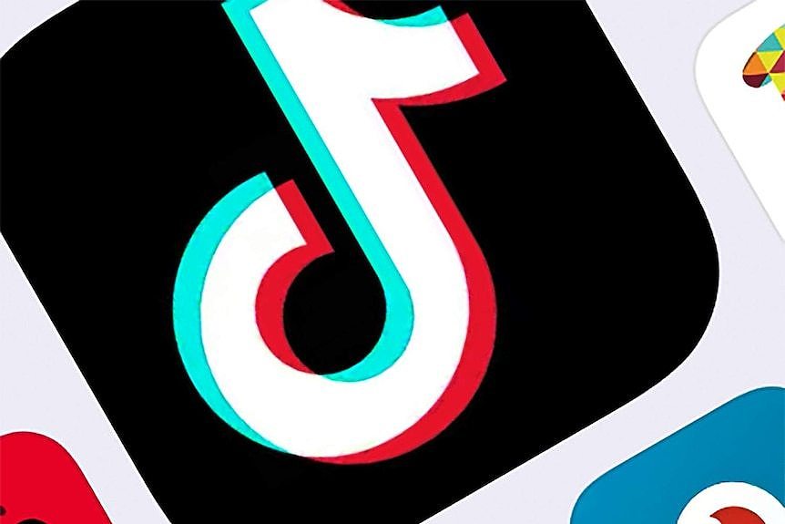 The icon for TikTok app is shown on a screen.