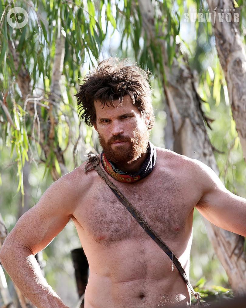 Mark Wales on Survivor Australia.