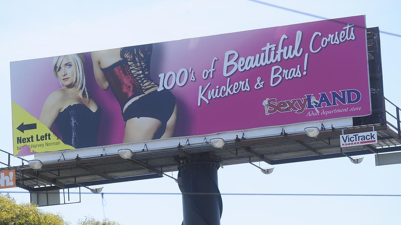 A Sexyland billboard that prompted a complaint.
