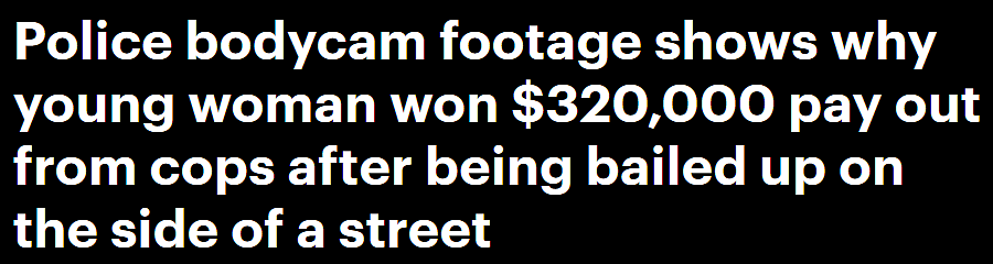 大反转！悉尼女子遭警方“拦截搜查”，被控罪领刑半年，2年后获赔$32万（视频/组图） - 1