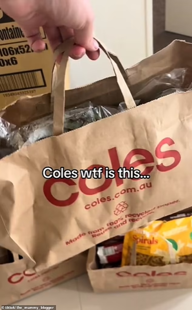 “缩水”一半，费用不减！Coles新网购纸袋引客户吐槽，官方回应（视频/组图） - 2