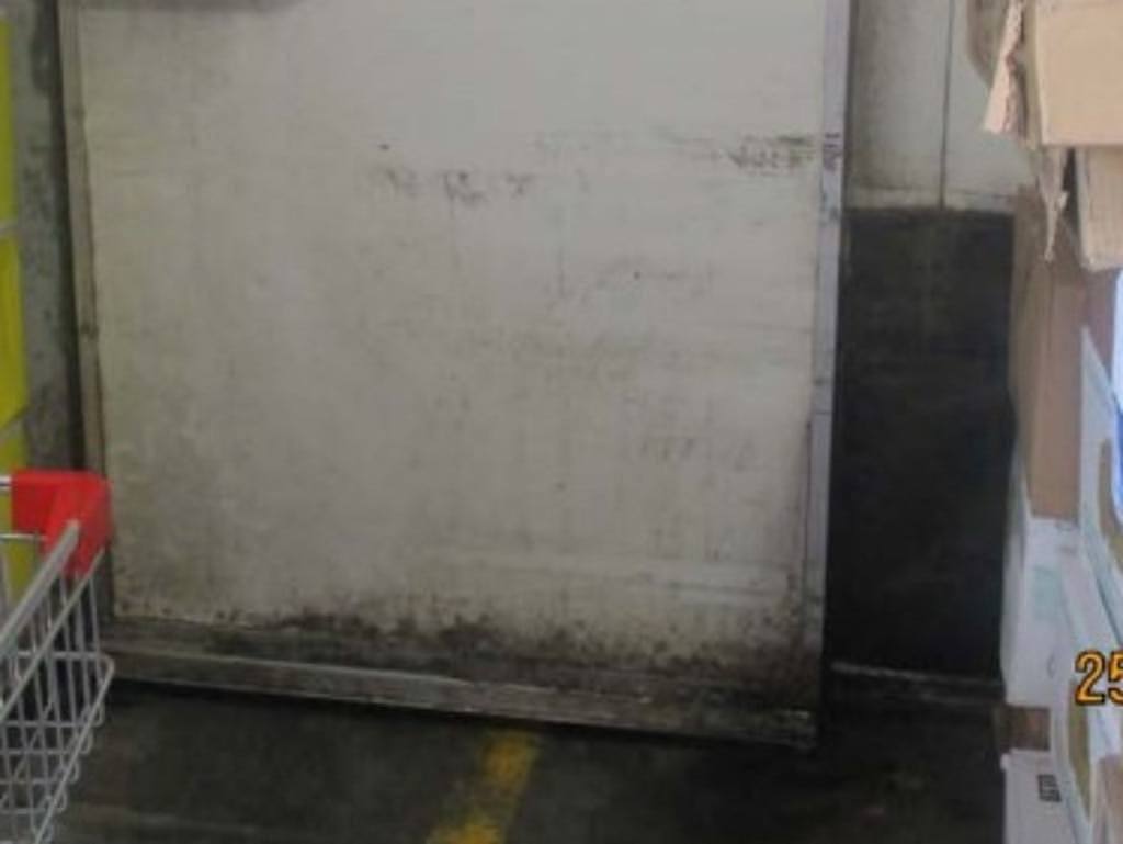 Mould was also located on one of the fridges at the business.