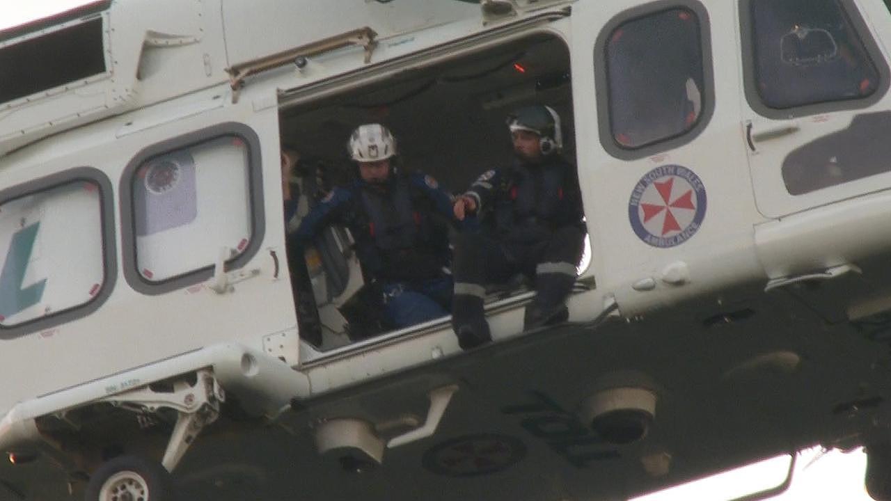 A man’s body has been found in a western Sydney lake after a large-scale search effort. Picture: TNV