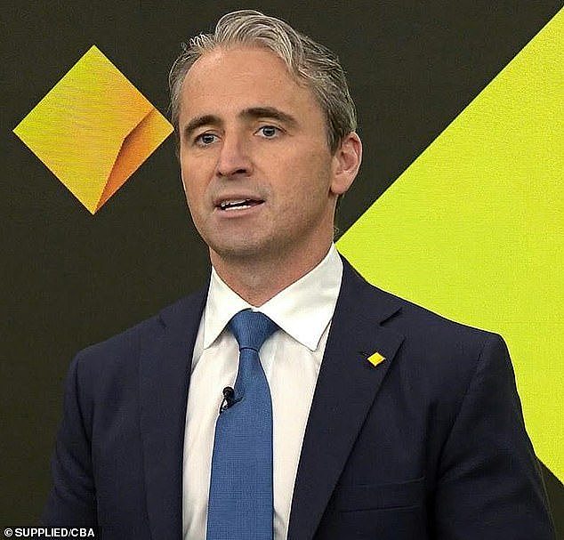 The Commonwealth Bank tipped over $2million dollars into the Yes campaign, according to new figures from the Australian Electoral Commission (pictured CBA CEO Matt Comyn)