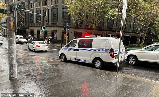 Officers established a crime scene and a spokesperson from NSW Police told Daily Mail Australia the incident is believed to be a case of self-harm