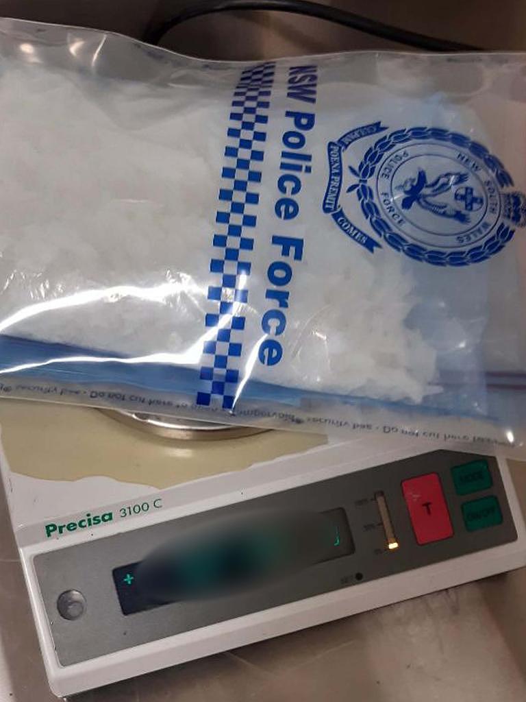 The meth found when police searched the Honda in the Hunter St carpark on March 22. Picture: NSW Police
