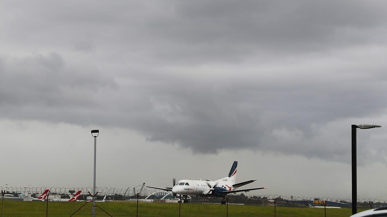 Sydney Airport is facing further disruption on Friday with more bad weather on the way. Picture John Grainger