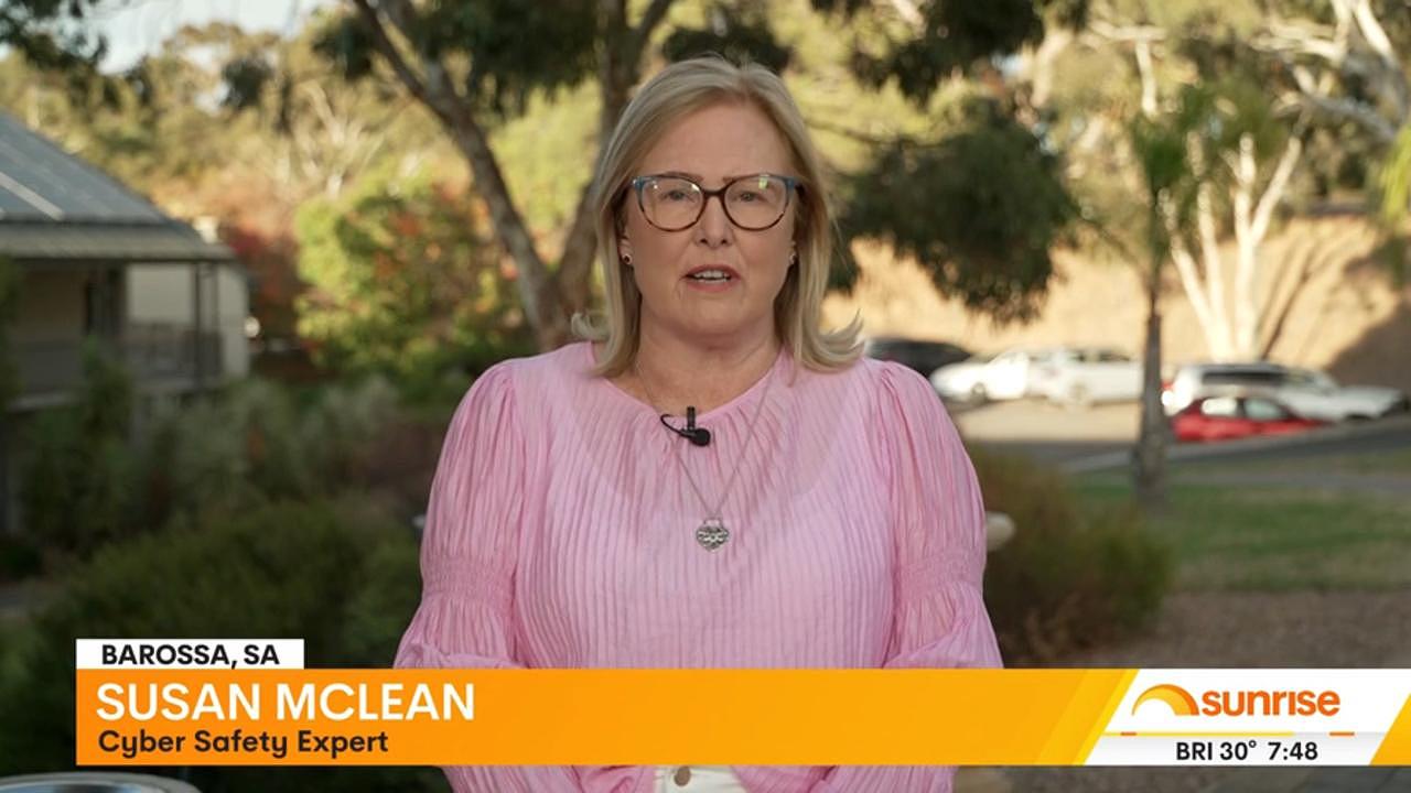 Australian cybersecurity expert Susan McLean. Picture: Sunrise