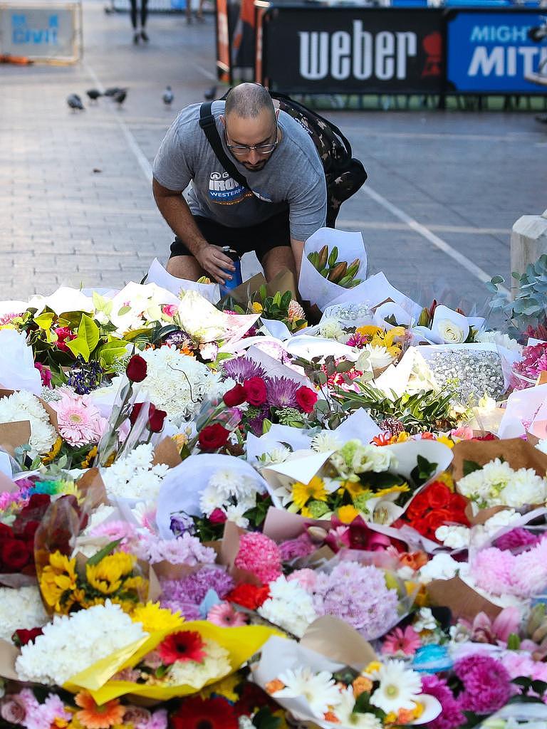 The Biondi memorial for the victims has continued to grow. Picture: NCA Newswire / Gaye Gerard