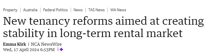 西澳新租赁公布，这些改革即将实施！租户却仍怨声载道（组图） - 1