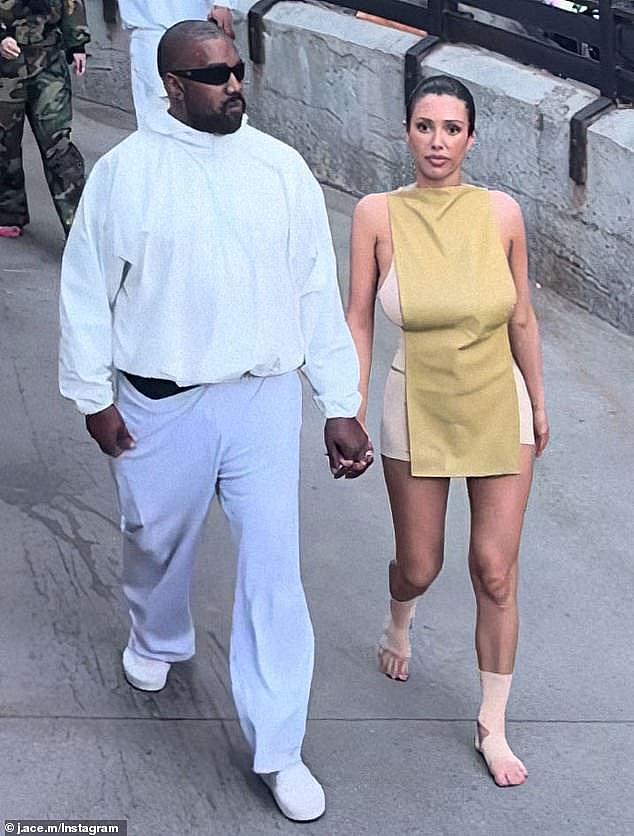 According to TMZ, Kanye West is being investigated for allegedly punching a man in the face after the unknown male supposedly pushed or grabbed his wife, Bianca Censori