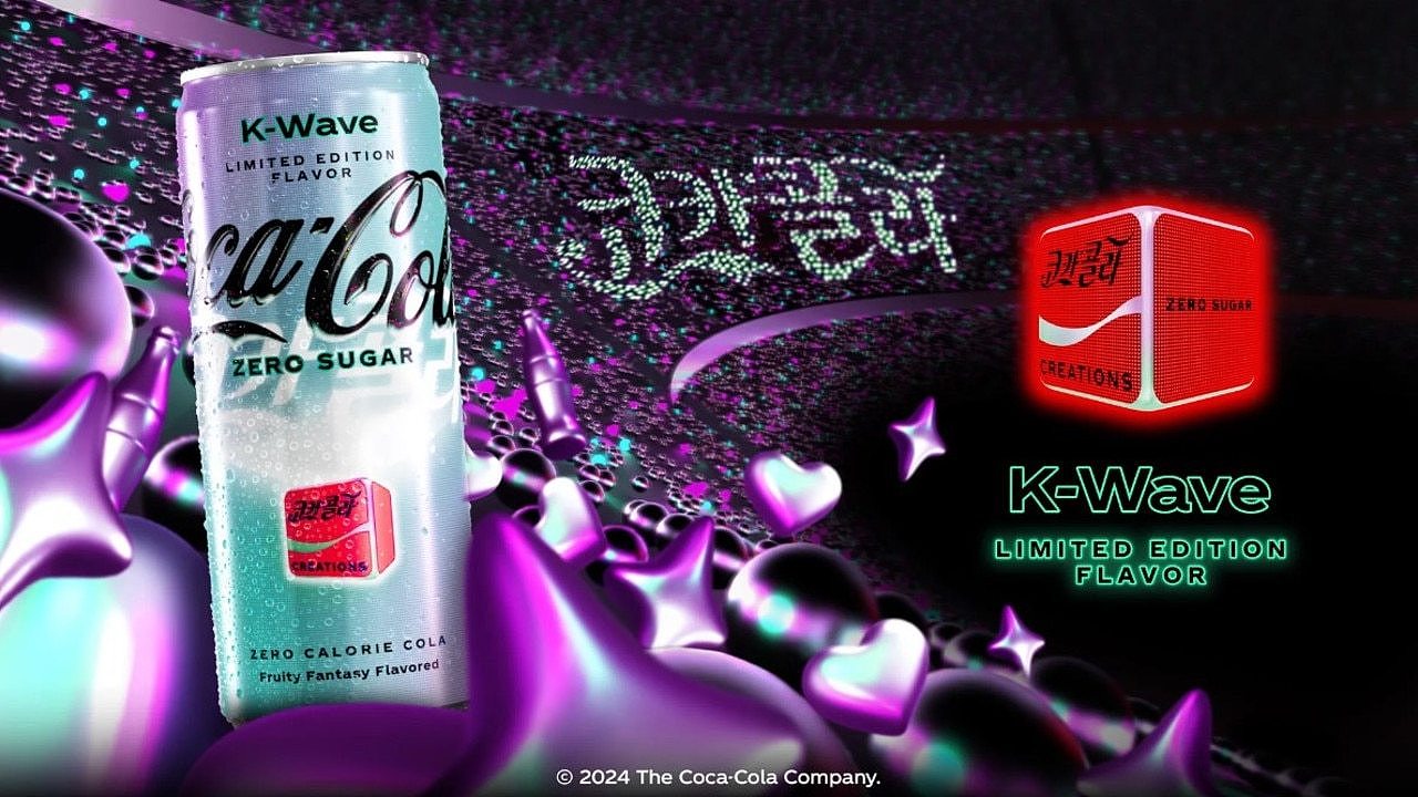 Coca-Cola K-Wave Zero Sugar has launched in Australia. Picture: Supplied