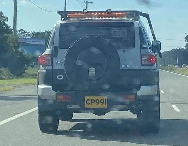 Australian drivers were baffled after spotting a car with an unusual number plate motoring around the country