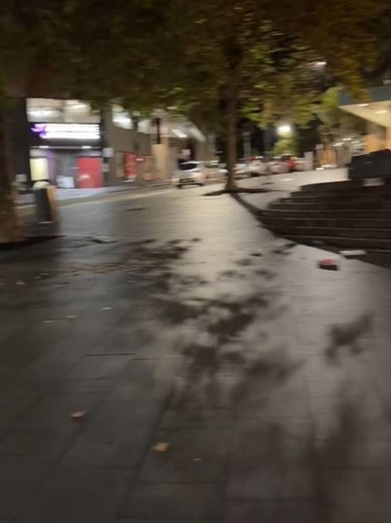 She posted a video about how quiet Sydney has become at night. Picture: TikTok/MaeveVictoria
