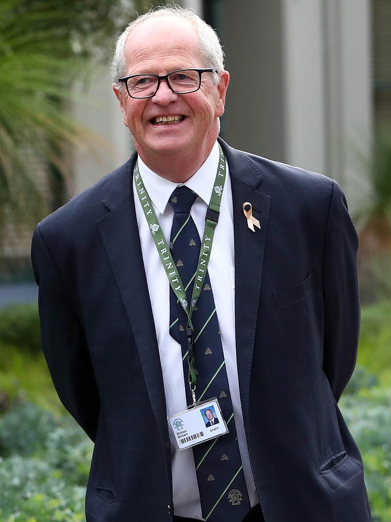 A haircut saga almost ended the career of Trinity Grammar deputy headmaster Rohan Brown. Picture: Aaron Francis